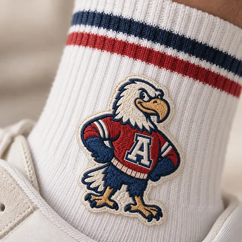 Custom Embroidered Patches for Socks