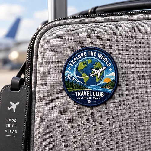 Custom Embroidered Patches for Suitcases