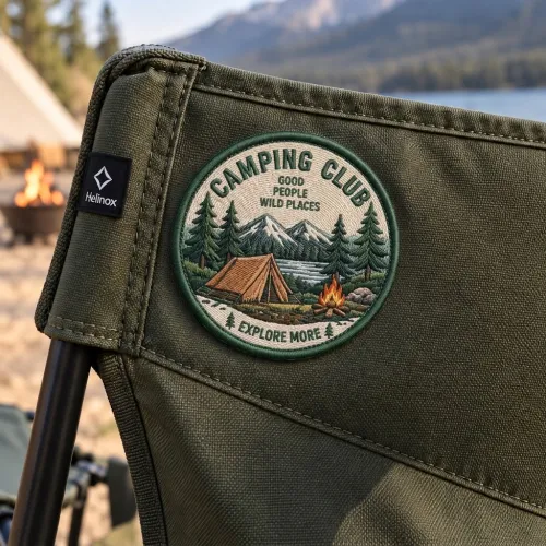 Custom Embroidered Patches for Camping Chairs