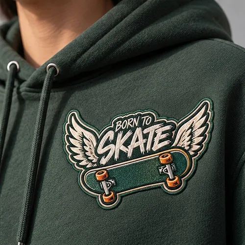 Custom Embroidery Patches for Hoodie