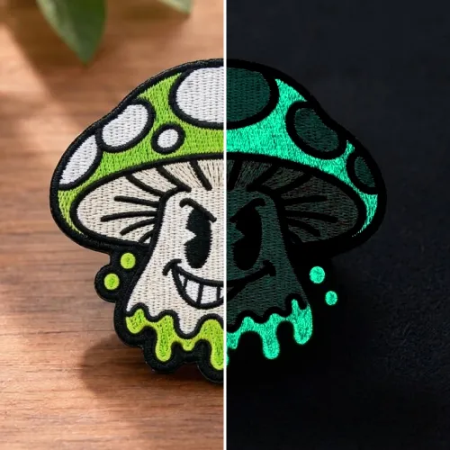 Glow in the Dark Embroidered Patches
