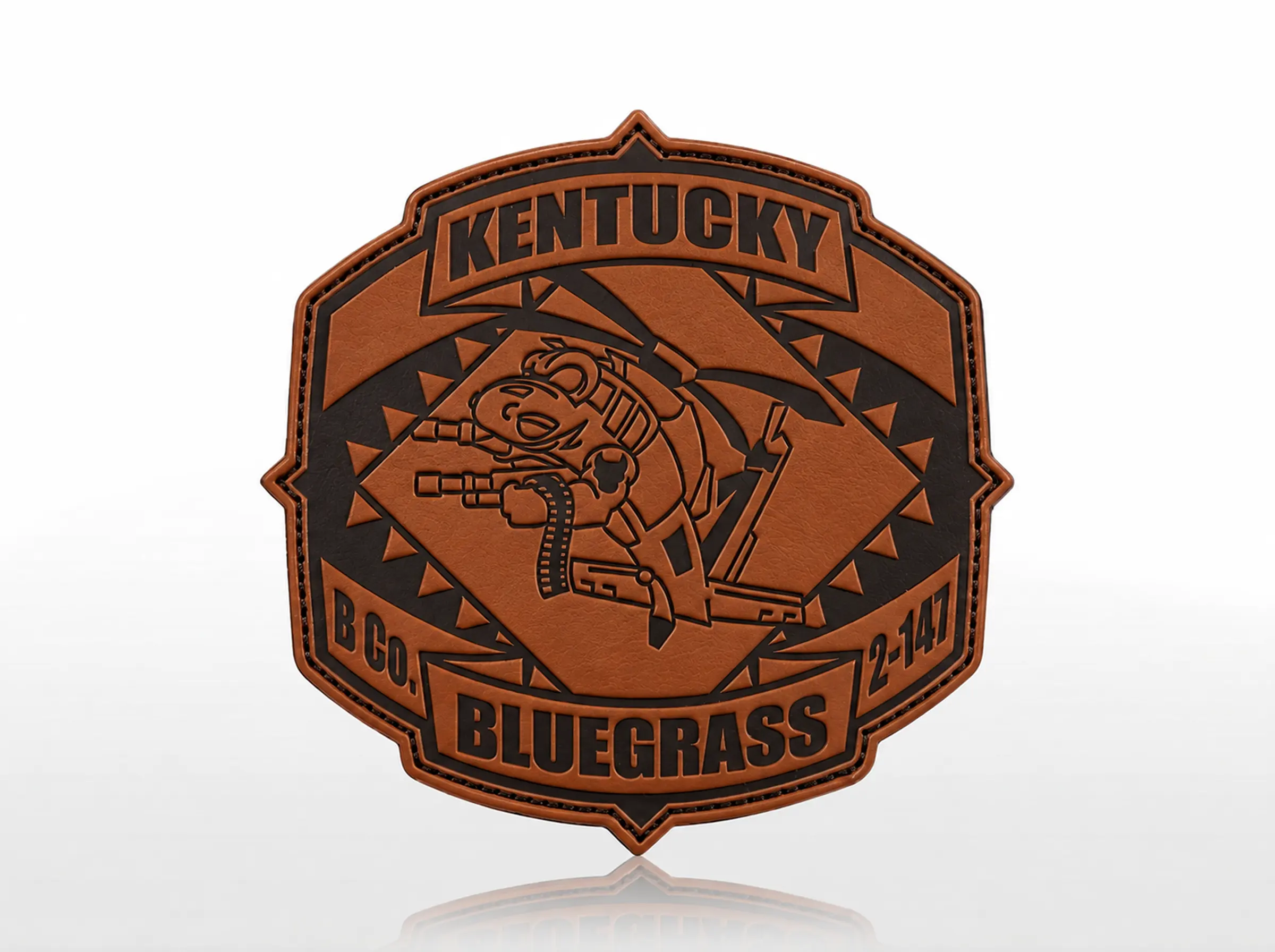 Custom Leather Velcro Patches