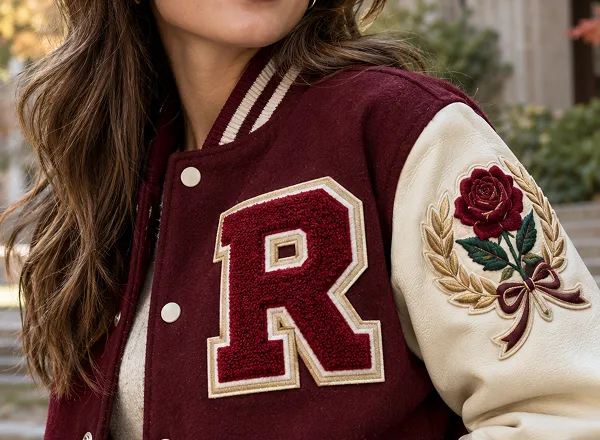 women letterman jacket patches
