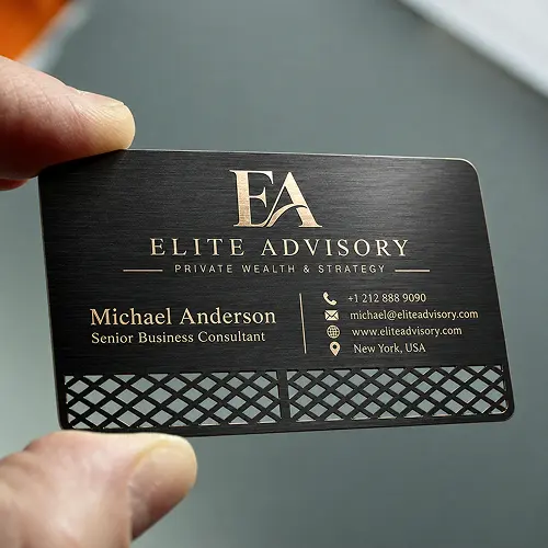 Pinnacle Metal Business Card Pinnacle Metal Business Card