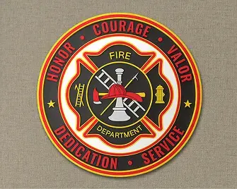 PVC Fire Department Patches PVC Fire Department Patches