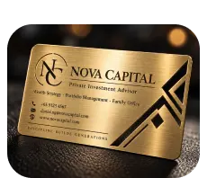 Gold Metal Business Cards Gold Metal Business Cards