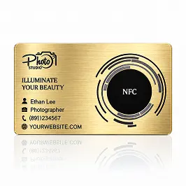 NFC Gold Business Cards