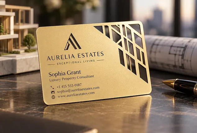 High-end Metal Business Cards