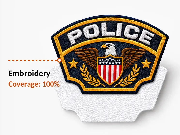 100% Embroidered Patches 100% Embroidered Patches