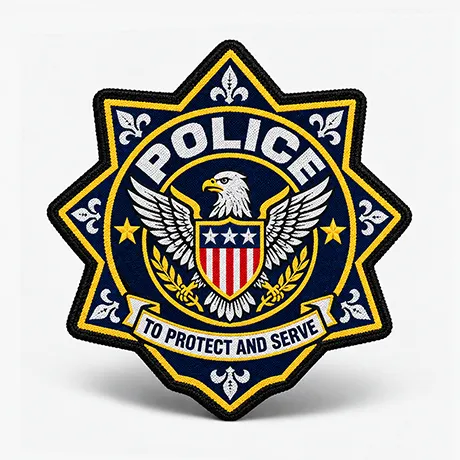 Custom Woven Police Patches Custom Woven Police Patches