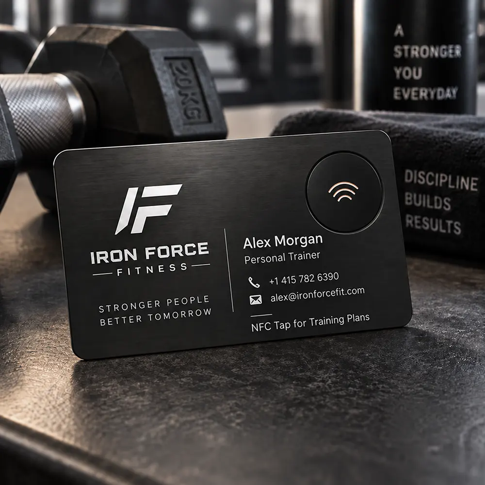Black NFC Metal Business Cards Black NFC Metal Business Cards