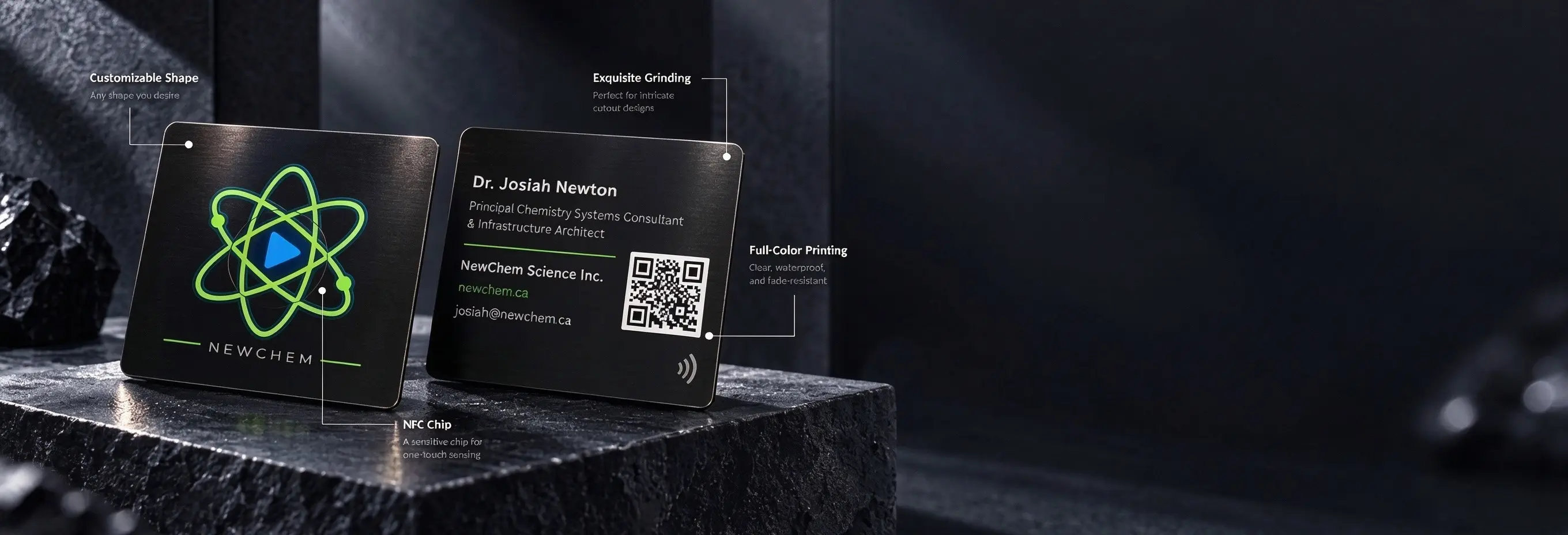 Custom Business Card With NFC Custom Business Card With NFC