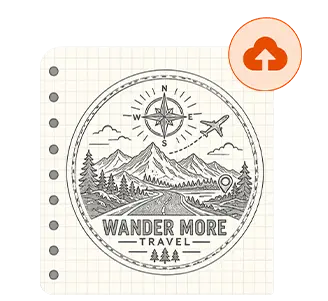 Upload custom pin artwork, sketches, and design ideas
