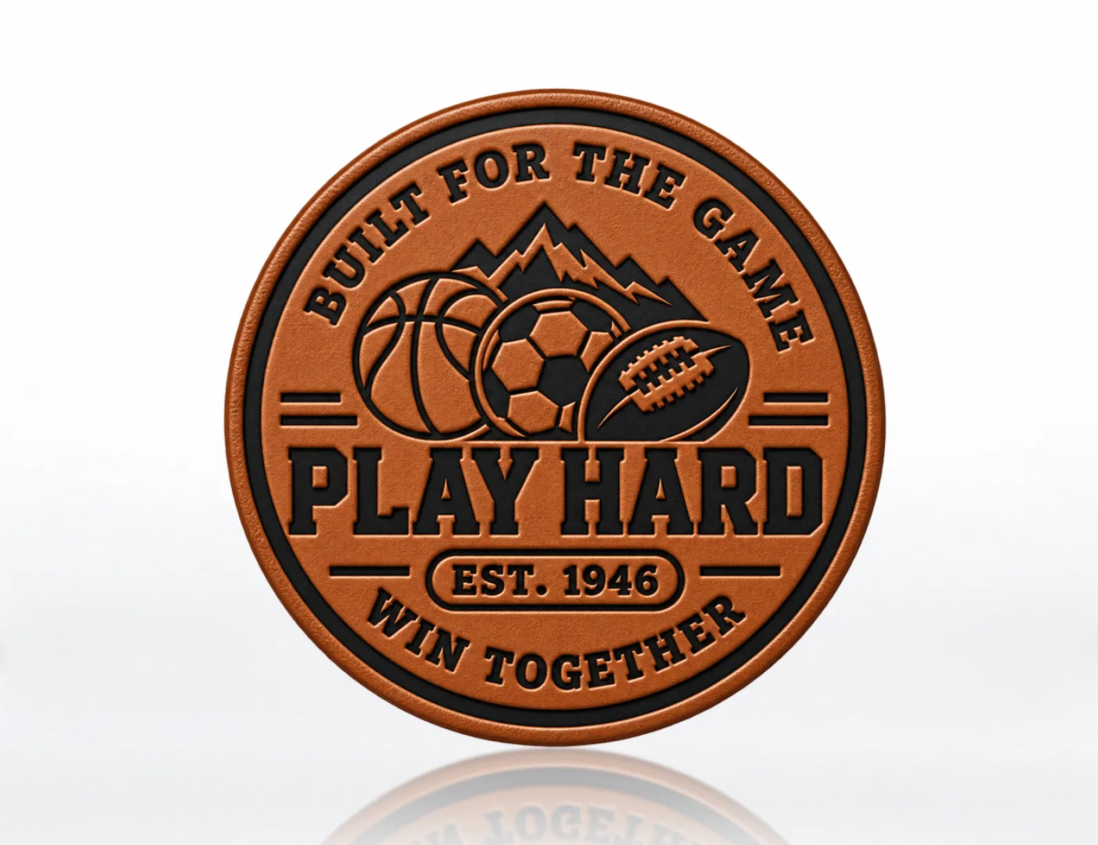 Custom Leather Sports Patches