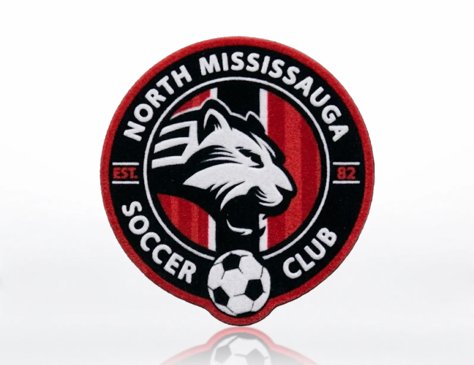 Custom Tatami Fabric Flock Sports Patches