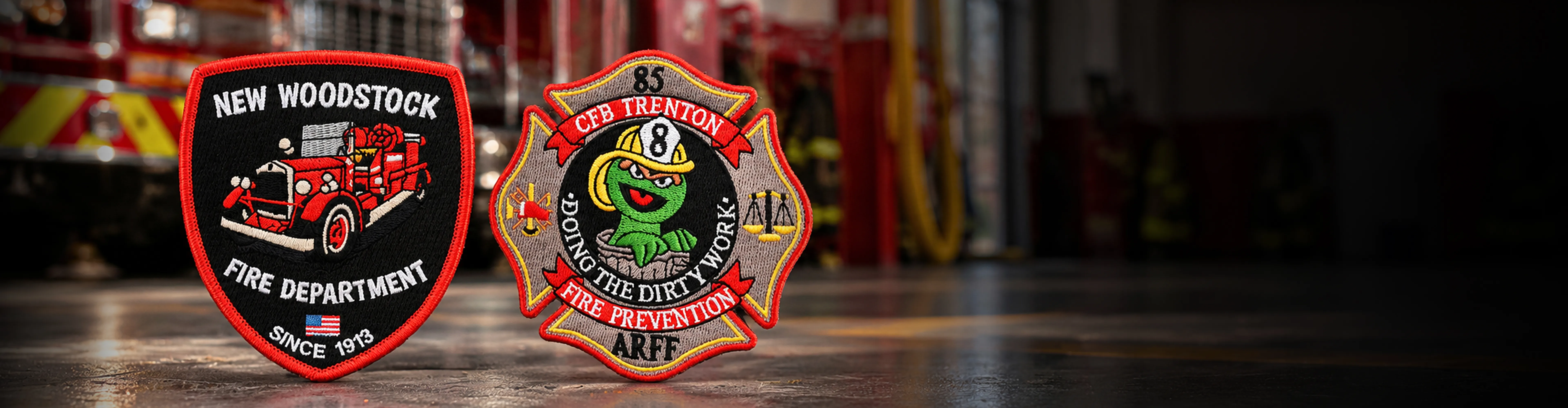 custom firefighter patches