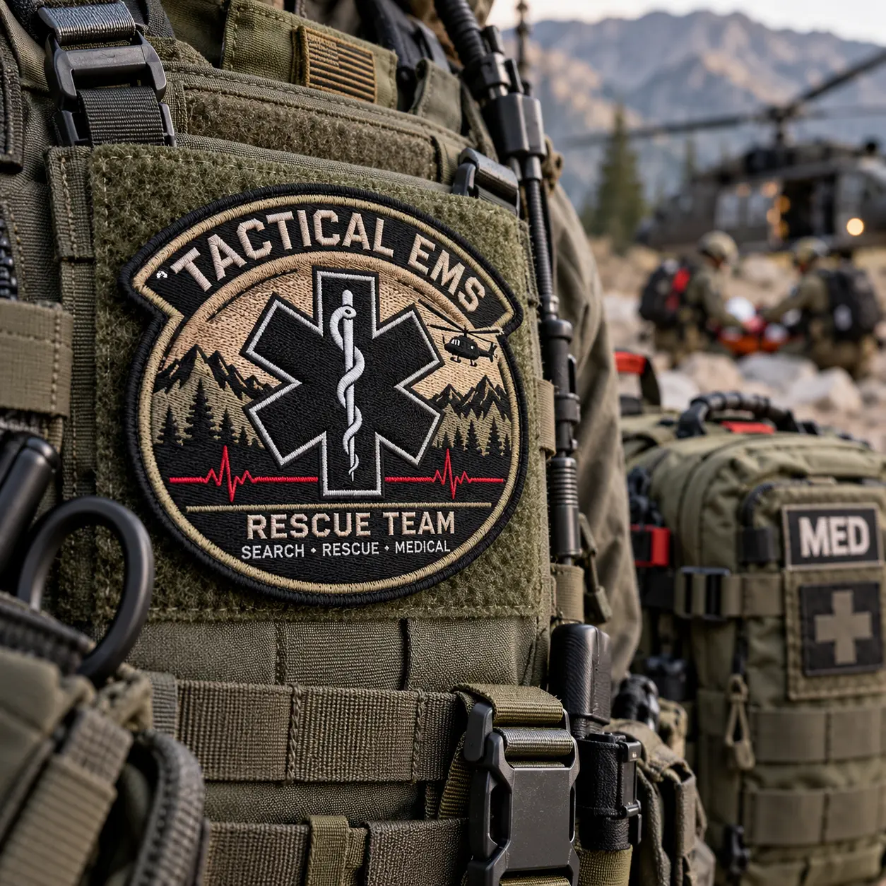 Search and Rescue EMS Challenge Coins