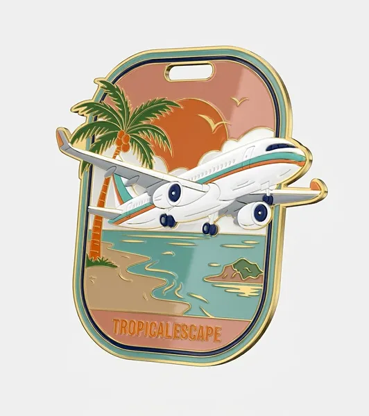 PVC + Enamel Luggage Tags PVC + Enamel Luggage Tags