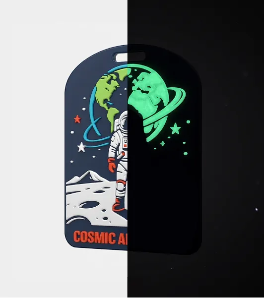 Glow in the Dark PVC Luggage Tags Glow in the Dark PVC Luggage Tags