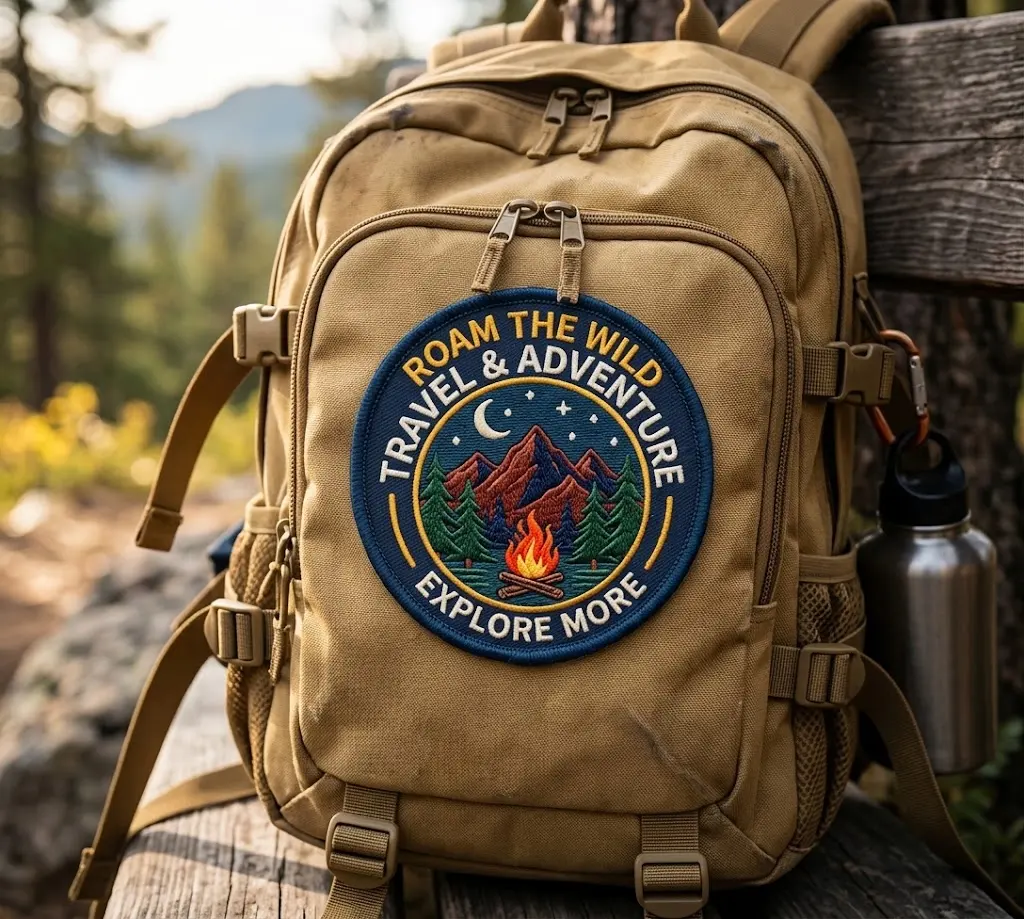 Travel Backpack Patches with Outdoor Adventure Designs Travel Backpack Patches with Outdoor Adventure Designs
