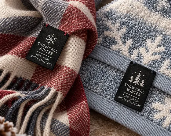 Scarf Woven Labels Scarf Woven Labels