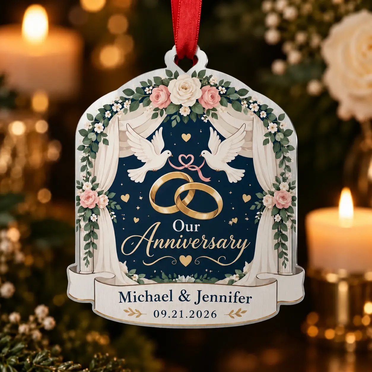Wedding Anniversary Ornaments