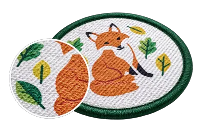 Full Embroidered + Full Printed Patches Full Embroidered + Full Printed Patches