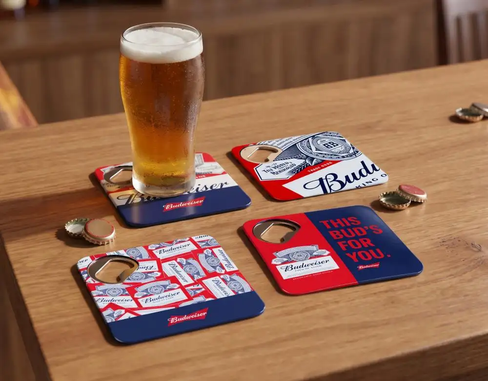 Custom Bottle Opener Coasters