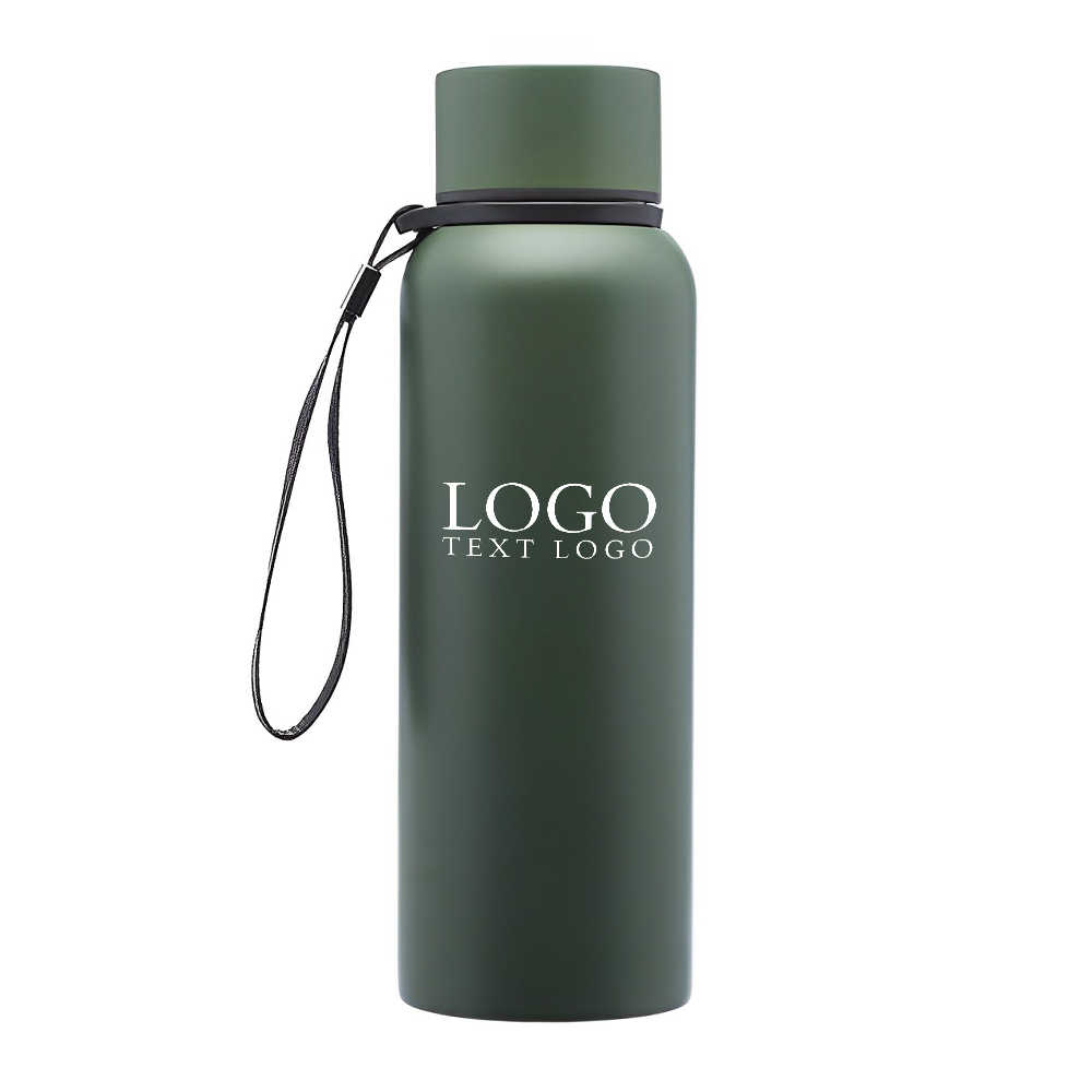 Custom Insulated 17 Oz Ransom Water Bottle Army Green With Logo