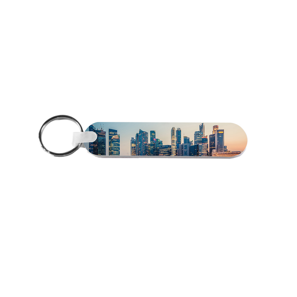 Thick Foam Nail File Keychain With Logo