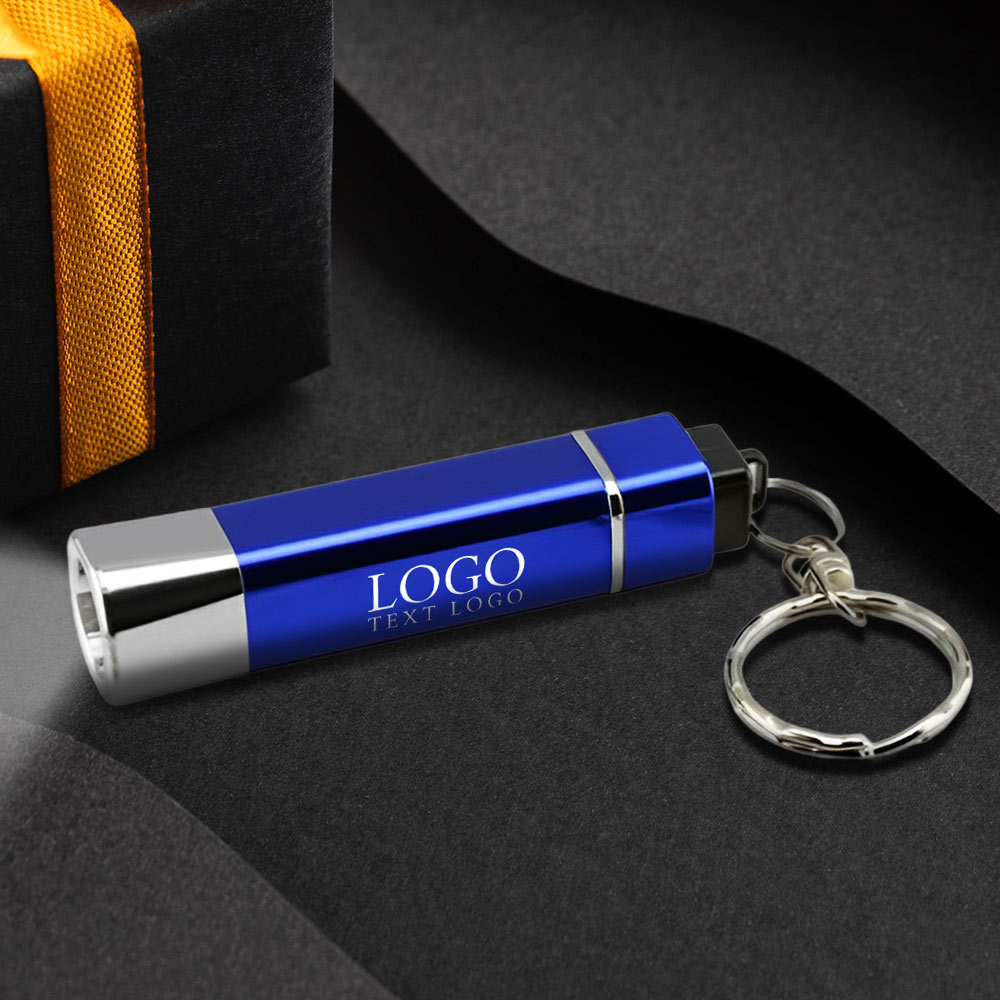Giveaway Square LED Flashlight Keychain