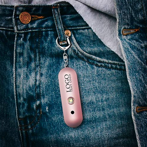 Safe Personal Alarm Key Chain With LED Light