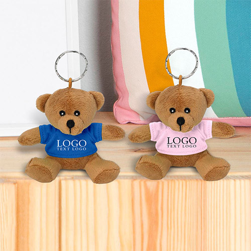Promotional Mini Bear Key Chain With Custom Logo