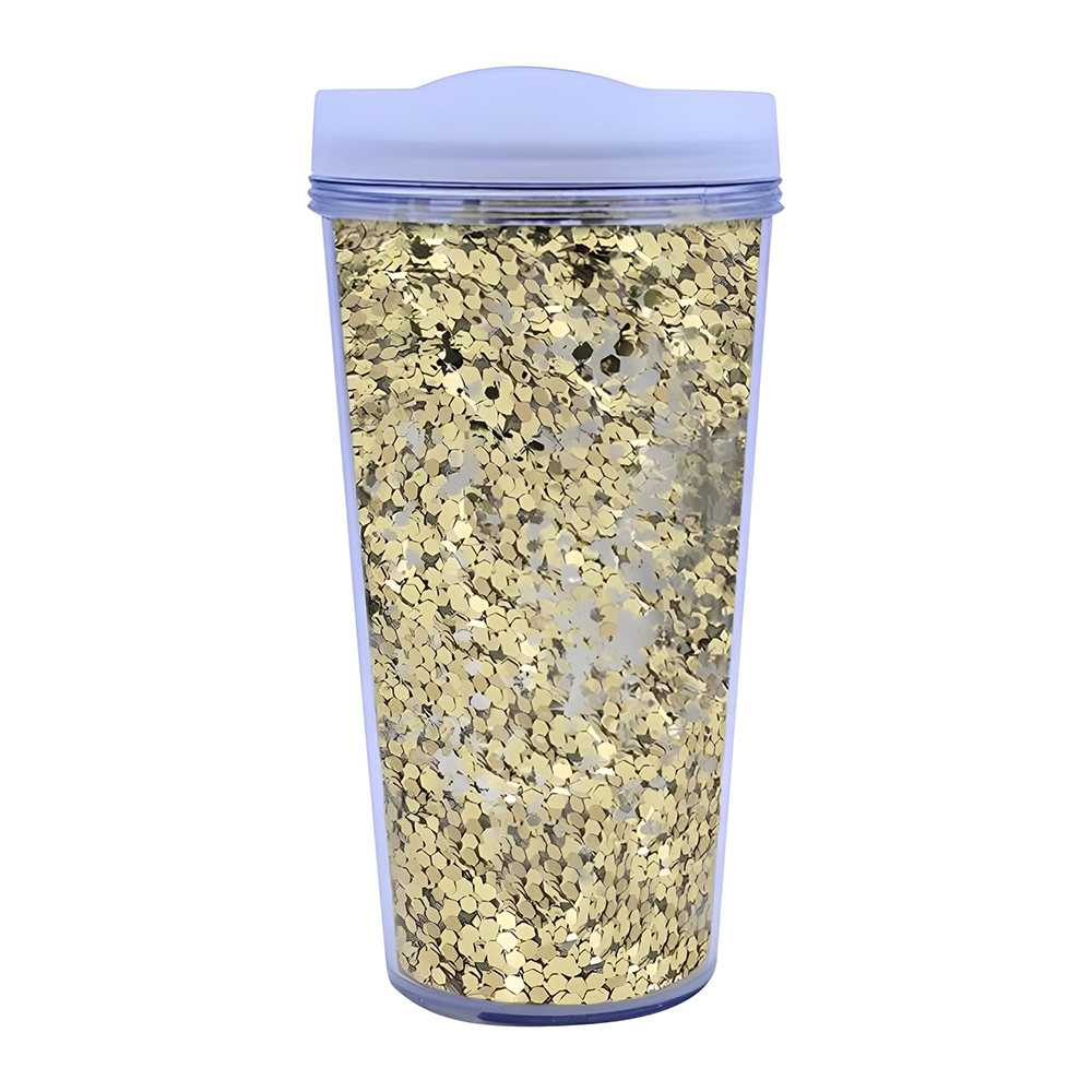 Advertising Glamour Glitter Tumbler Gold