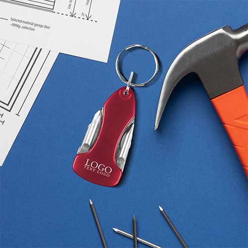 Promotional 6-In-1 Tool Kit Keychain