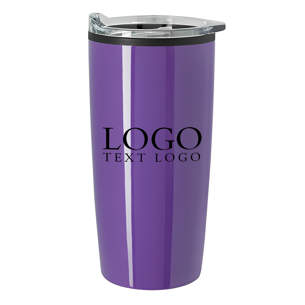 Personalized 20 Oz Elate Himalayan Tumbler Purple With Logo