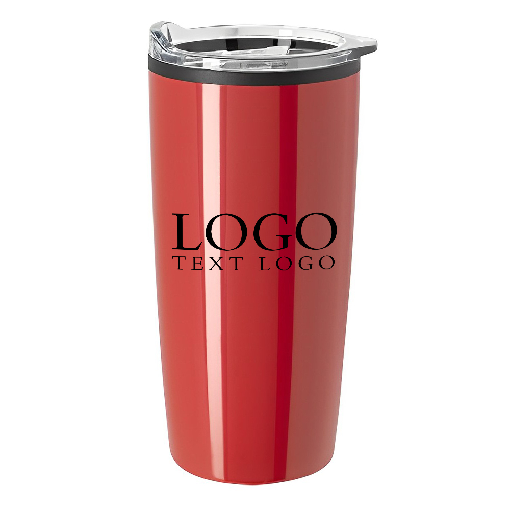Personalized 20 Oz Elate Himalayan Tumbler Red With Logo