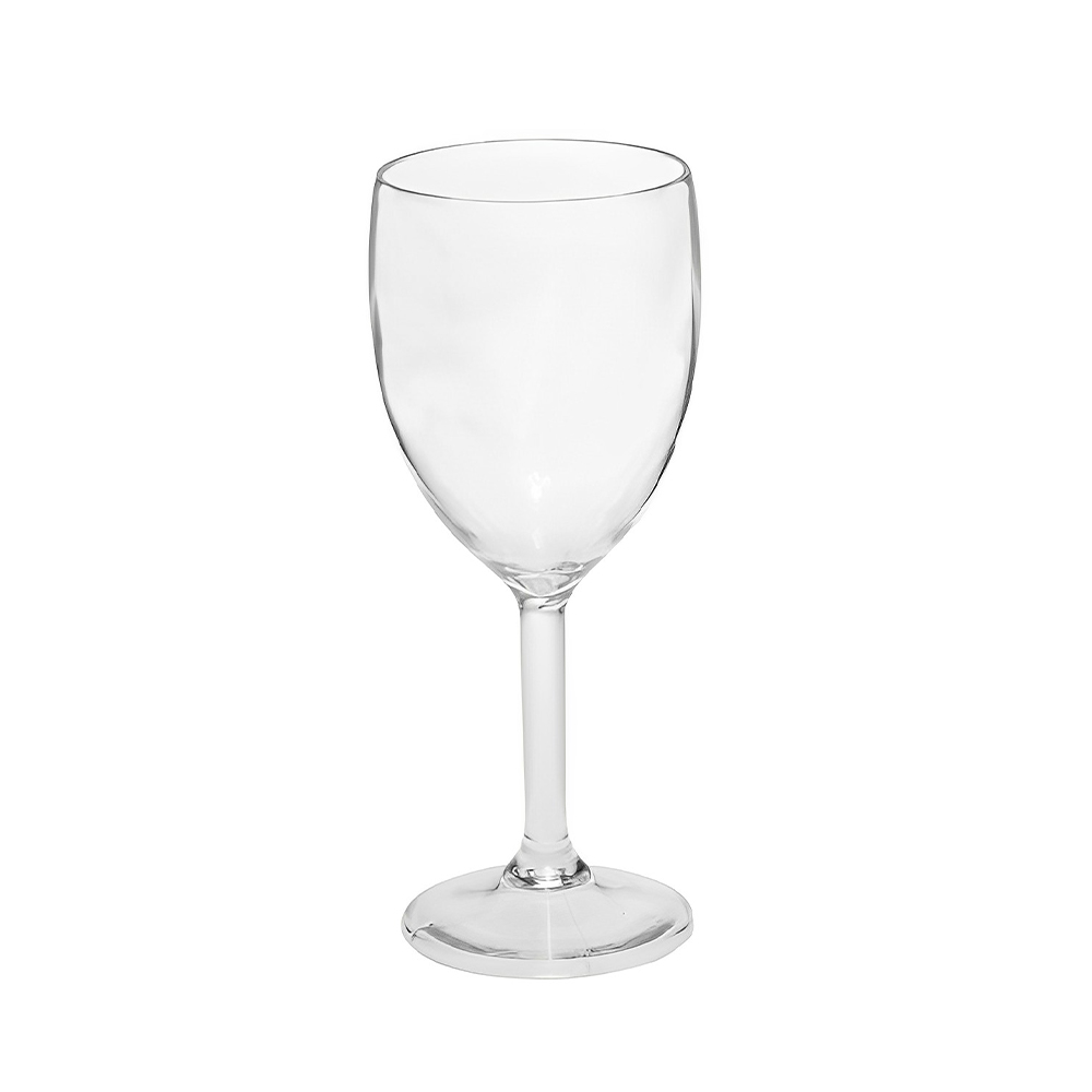 10oz Clear Plastic White Wine Glasses Clear Color