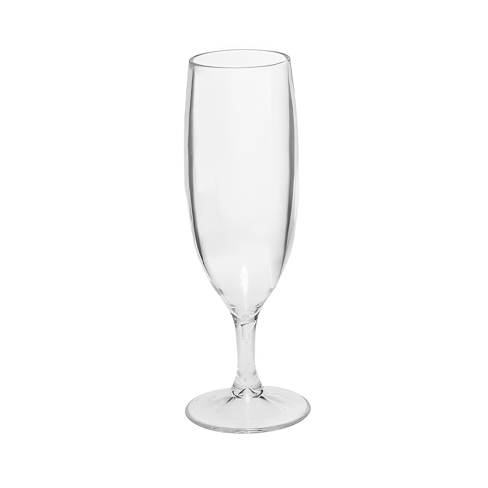Plastic Clear Champagne Flutes Clear Color