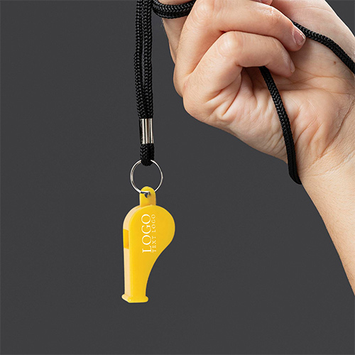 Promotional Plastic Whistle Keychain