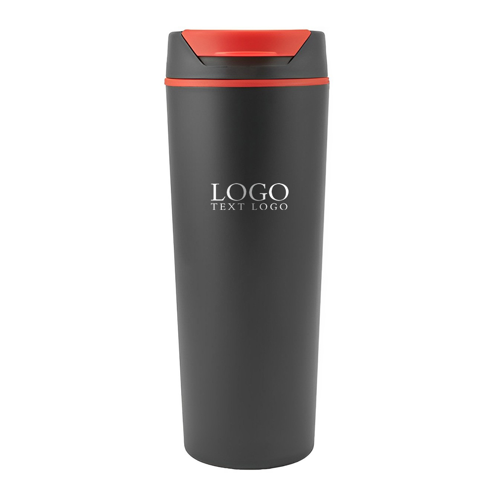 18 Oz Double Wall Plastic Tumblers Red With Logo