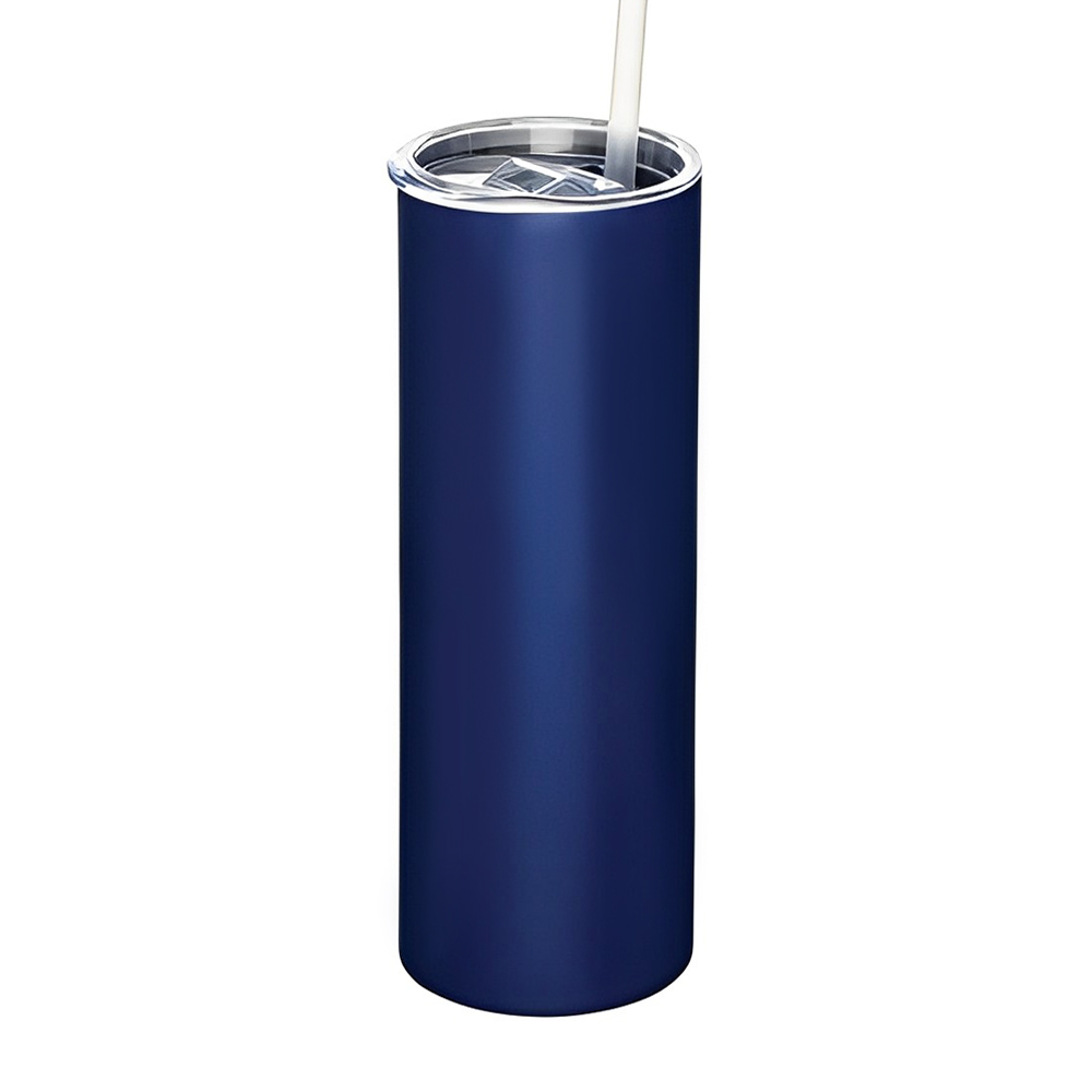 20 Oz Vacuum Insulated Stainless Steel Tumbler Navy Blue