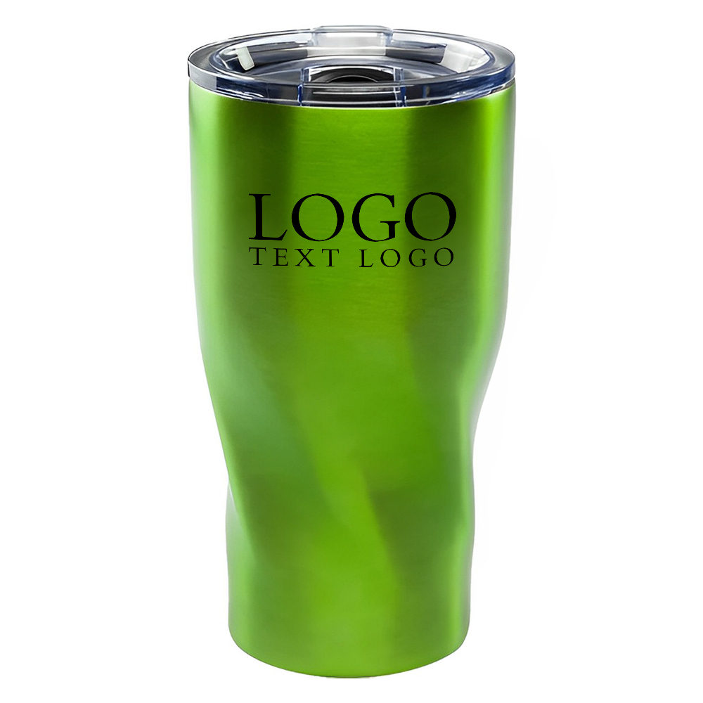 Advertising Wavey Mavey 20 oz Travel Mug Green With Logo