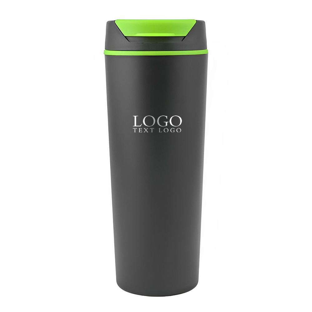 18 Oz Double Wall Plastic Tumblers Lime With Logo
