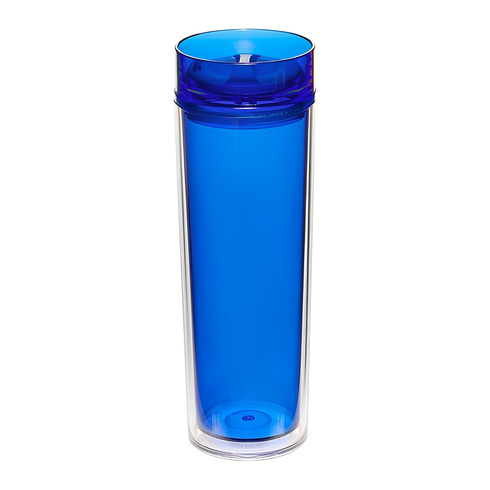 Advertising Slim Double Wall Tumblers Blue