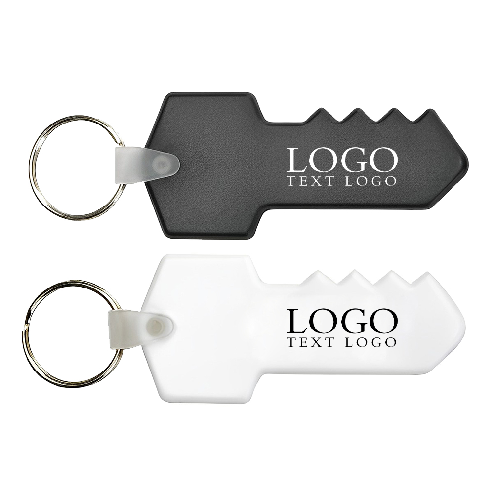 Custom Key Soft PVC Keytag Group With Logo