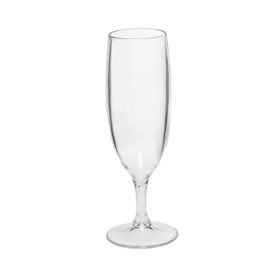 Custom Plastic Clear Champagne Flutes