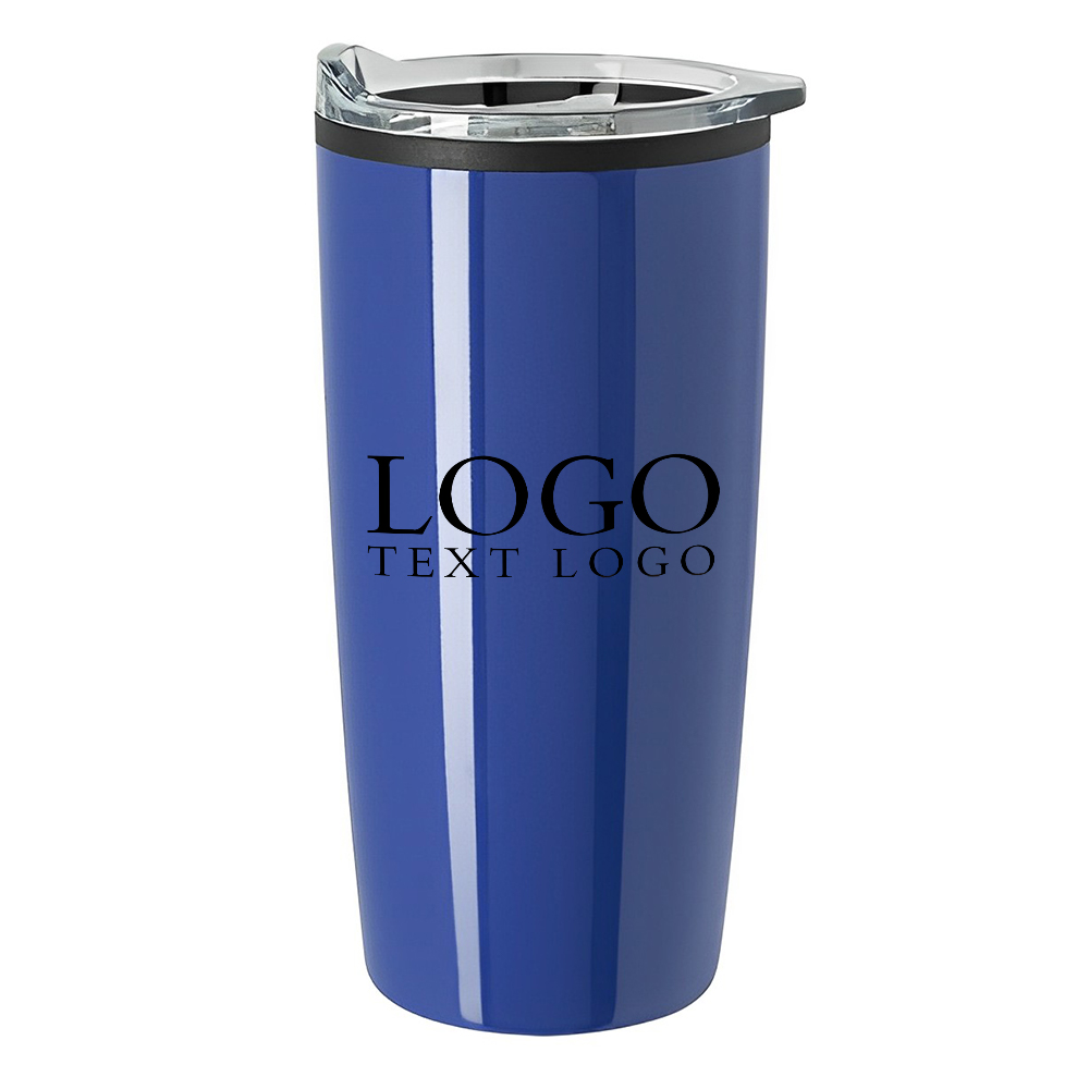 Personalized 20 Oz Elate Himalayan Tumbler Blue With Logo
