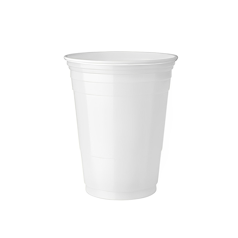 16 oz Solo Disposable Party Cup White