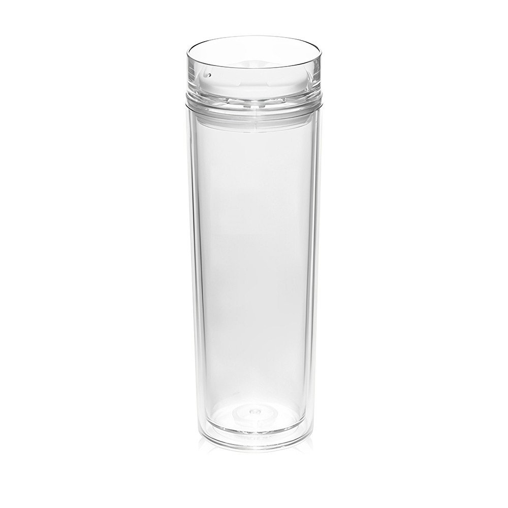 Advertising Slim Double Wall Tumblers Clear